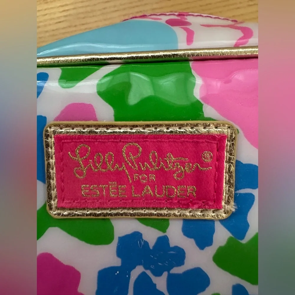 Lilly Pulitzer Estée Lauder Floral Cosmetic Bag